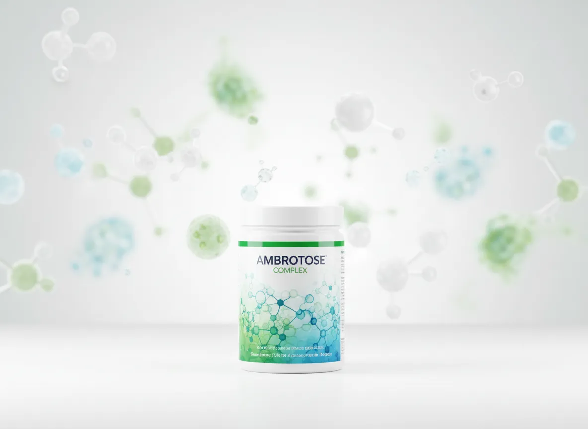 Ambrotose Complex con gliconutrientes para comunicación celular y salud hepática